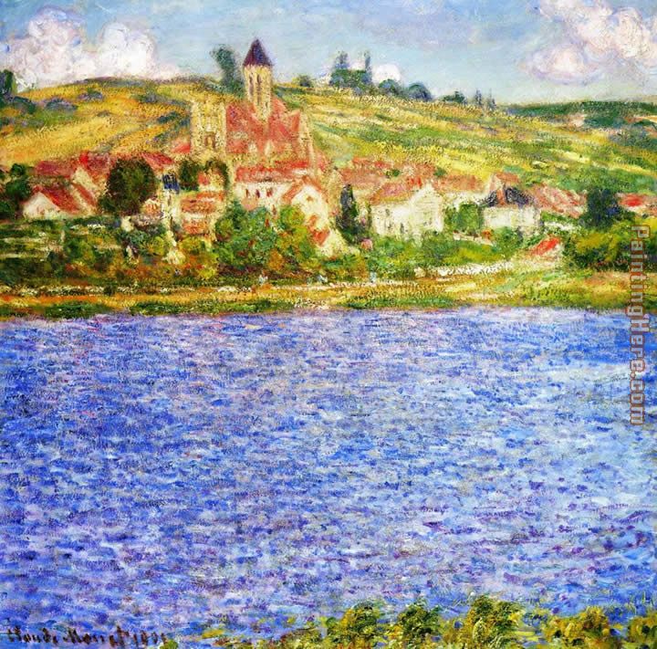 Vetheuil Afternoon painting - Claude Monet Vetheuil Afternoon art painting
